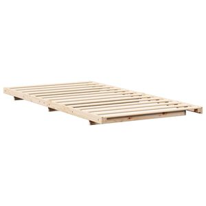 vidaXL Bedframe Bruin 80 x 220 cm Massief grenenhout