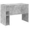 vidaXL Bureau Beton Grijs 109 x 50 x 78 cm Bewerkt hout
