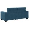 vidaXL Loveseat Sofa Blauw 180x77x82 cm Fluweel