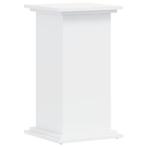 vidaXL Plantenstandaard Wit 33 x 33 x 60 cm Bewerkt hout