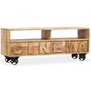 vidaXL Tv-meubel 120x30x48 cm massief mangohout