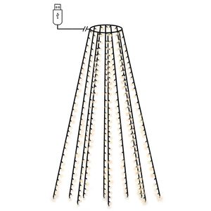 vidaXL Kerstboomverlichting met 250 LED's koudwit net 250 cm