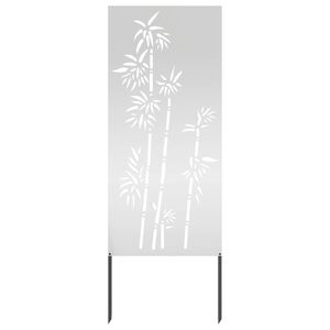 vidaXL Tuin Privacy Screen Zilver 50 x 140 cm Gegalvaniseerd staal