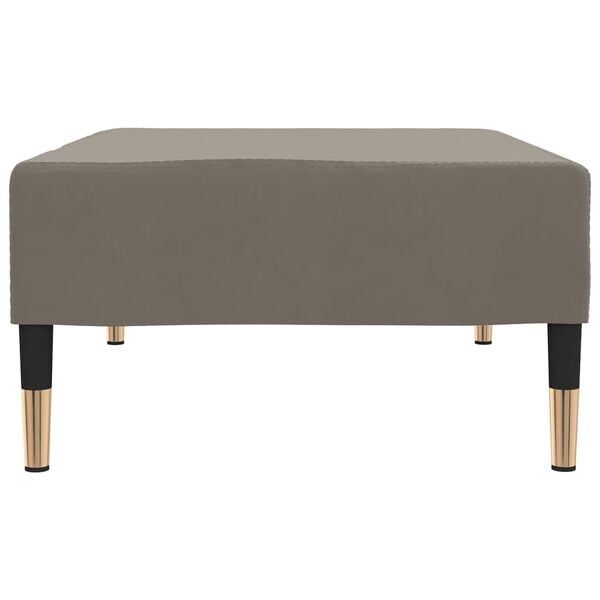 vidaXL Voetenbank 78x56x32 cm fluweel lichtgrijs