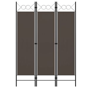 vidaXL Kamerscherm met 3 panelen 120x180 cm antraciet