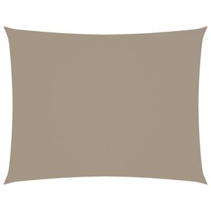 vidaXL Zonnescherm rechthoekig 2,5x3,5 m oxford stof taupe