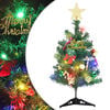 vidaXL Kunstkerstboom met verlichting mini 20 LED's 45 cm groen