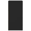 vidaXL Dressoirs 2 st 60x39x80 cm bewerkt hout zwart
