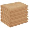 vidaXL Tafelkleed 5 st Rechthoekig Beige 140 x 200 cm