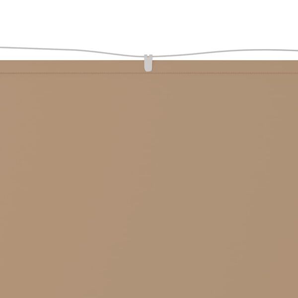 vidaXL Luifel verticaal 140x800 cm oxford stof taupe