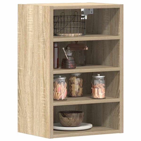vidaXL Hangkast Riga 40x29,5x60 cm bewerkt hout sonoma eikenkleurig