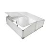 vidaXL Koude bak met 4 deksels 108x110x41 cm