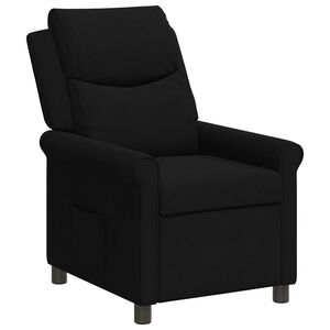 vidaXL Ligstoel Zwart 69 x 93 x 102 cm Stof