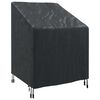vidaXL Tuinstoelhoes Zwart 75 x 78 x 65 / 100 cm 600D Oxford Stof