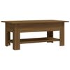 vidaXL Salontafel 102x55x42 cm bewerkt hout bruin eikenkleur