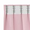 vidaXL Zwart-out Gordijnen met Ringen 2 pcs Babyroze 225 x 140 cm