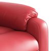 vidaXL Fauteuil verstelbaar kunstleer rood