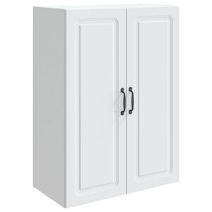 vidaXL Wandkast 66 x 34,5 x 90 cm Bewerkt hout Wit