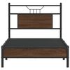 vidaXL Bedframe zonder matras bewerkt hout bruin eikenkleur 90x200 cm