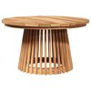 vidaXL Bijzettafel Bruin 70 x 70 x 40 cm Massief Teakhout