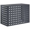 vidaXL Airconditioner hoes Antraciet 100 x 50 x 70 cm Staal