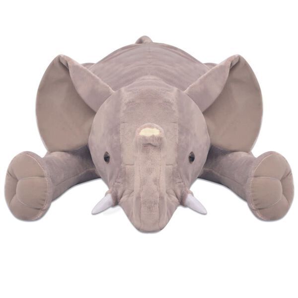 vidaXL Knuffelbeest olifant XXL 95 cm
