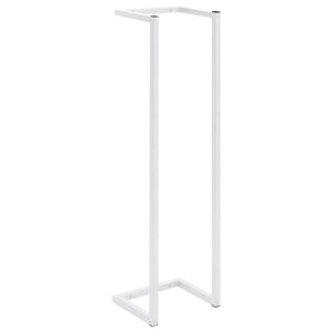 vidaXL Handdoekenrek 25x20x95 cm staal wit