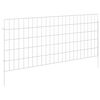 vidaXL Tuin omheining met palen 48 st 115 x 50 cm Gegalvaniseerd staal
