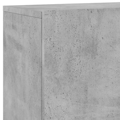 vidaXL 5-delige Tv-wandmeubelset bewerkt hout betongrijs