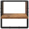 vidaXL Wandplankenset 4 pcs Oud Hout 65 x 25 x 30 cm Bewerkt hout
