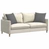vidaXL Sofa Kussens 2 stuks Donkergrijs 50 x 50 cm Stof