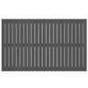 vidaXL Wandhoofdbord 147x3x90 cm massief grenenhout grijs