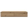 vidaXL Bedlades Artisan Eiken 75 x 36,5 x 16,5 cm Bewerkt hout