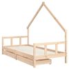 vidaXL Kinderbedframe 90x200 cm massief grenenhout