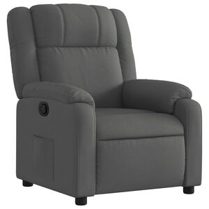 vidaXL Relaxfauteuil donkergrijze stof
