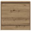 vidaXL Schoenenkast Artisan Eiken 60 x 21 x 57 cm Bewerkt hout