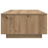 vidaXL Salontafel met lade Artisan Eiken 95 x 55 x 31 cm Bewerkt hout