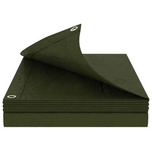 vidaXL Zeil met Oogjes Groen 2 x 3 m 180 gsm PE