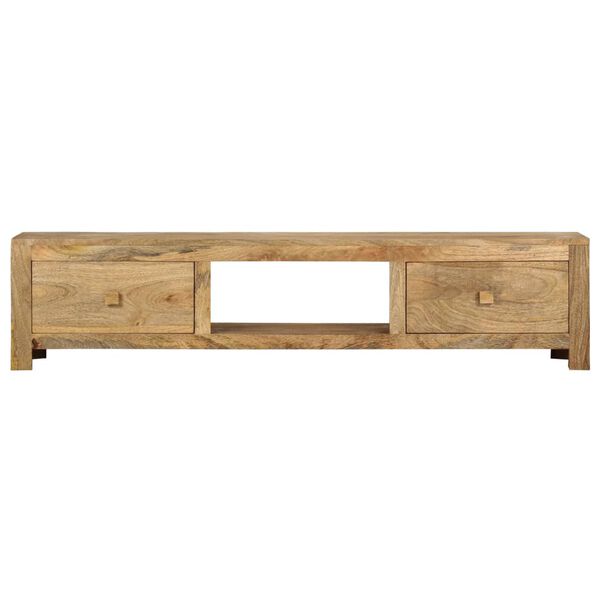 vidaXL Tv-meubel 140x30x32 cm massief mangohout