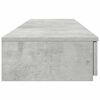 vidaXL Bedlades met lade Beton Grijs 160 x 36,5 x 16,5 cm Bewerkt hout