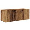vidaXL Tv-meubelset Wandgemonteerd 8 pcs Oud Hout Bewerkt hout