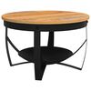 vidaXL Salontafel &Oslash; 68x43 cm massief acaciahout