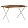 vidaXL Live Edge Eettafel 90 x 55 x 75 cm Massief Acaciahout