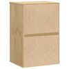 vidaXL Kast met plank Honing 60 x 32 x 40 cm Massief grenenhout