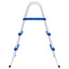 vidaXL Zwembadladder 84 cm blauw en wit