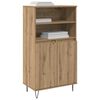 vidaXL Highboard Bruin 60 x 36 x 110 cm Bewerkt hout