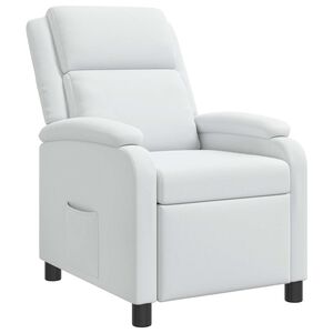 vidaXL Relaxfauteuil Wit Stof