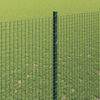 vidaXL Hek met Paal Groen 1,5 x 50 m Staal en PVC