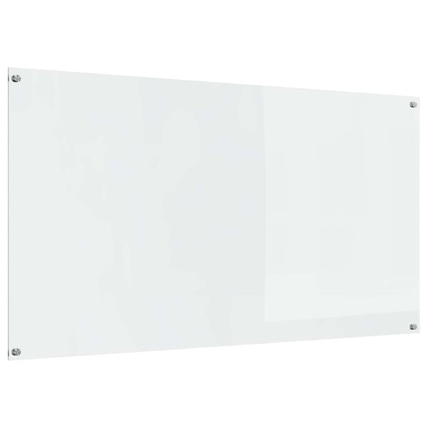 vidaXL Keuken Achterwand Doorzichtig 110 x 60 x 0,6 cm gehard glas