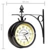 vidaXL Wandklok dubbelzijdig 20 cm
